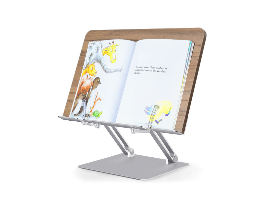 Buy Upergo AP-2DW Adjustable Reading Book Stand - Silver in Qatar Buy Upergo AP-2DW Adjustable Reading Book Stand - Silver in Qatar